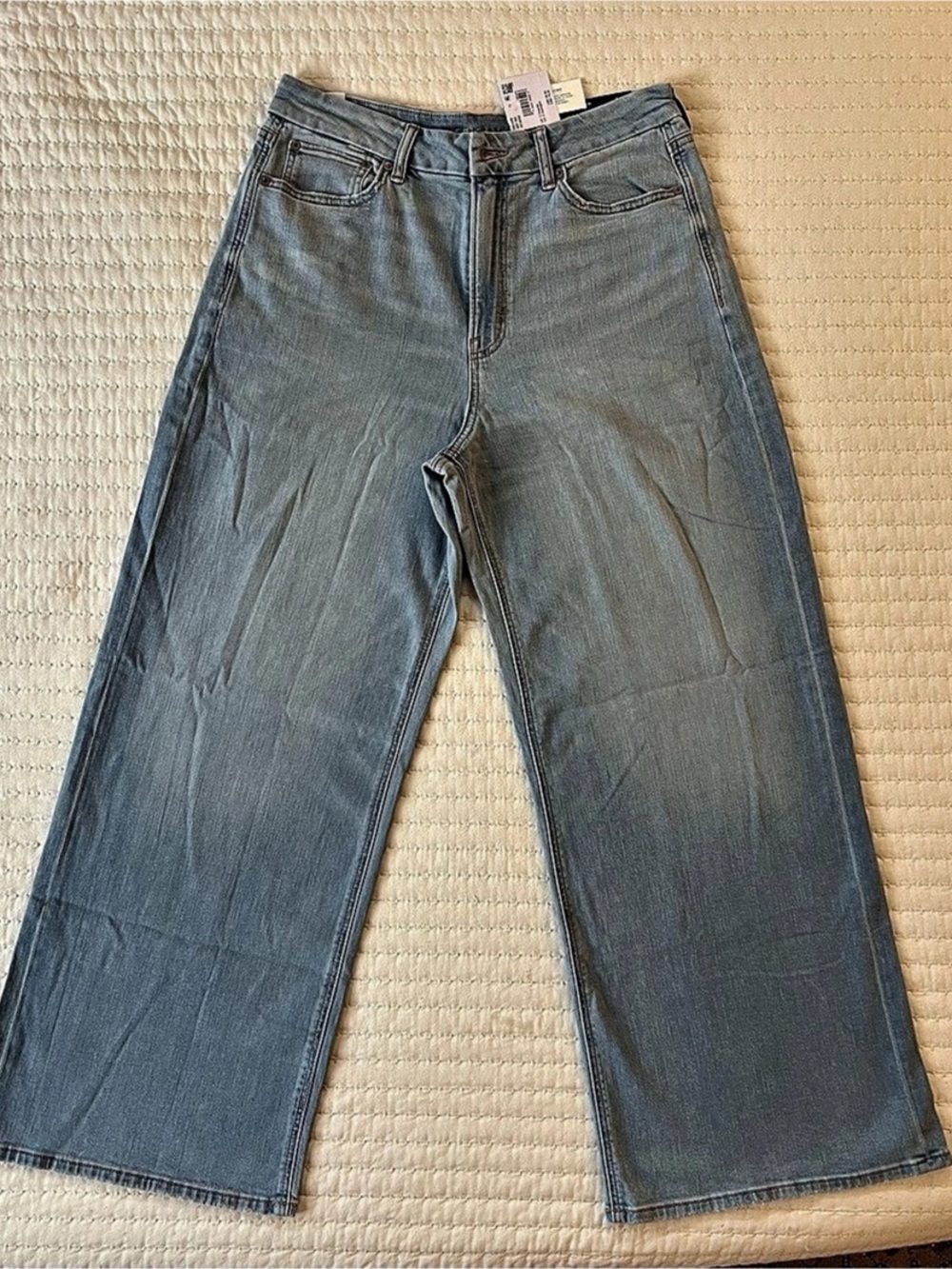 American Eagle Curvy Dreamy Drape Baggy Wide Leg Jean Jeans - Size 31, NWT